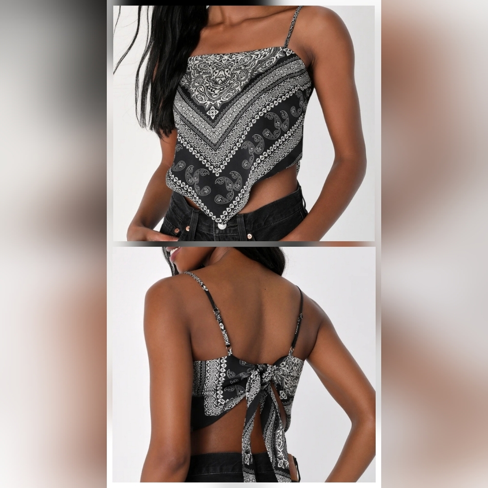 Silky Bandana Top